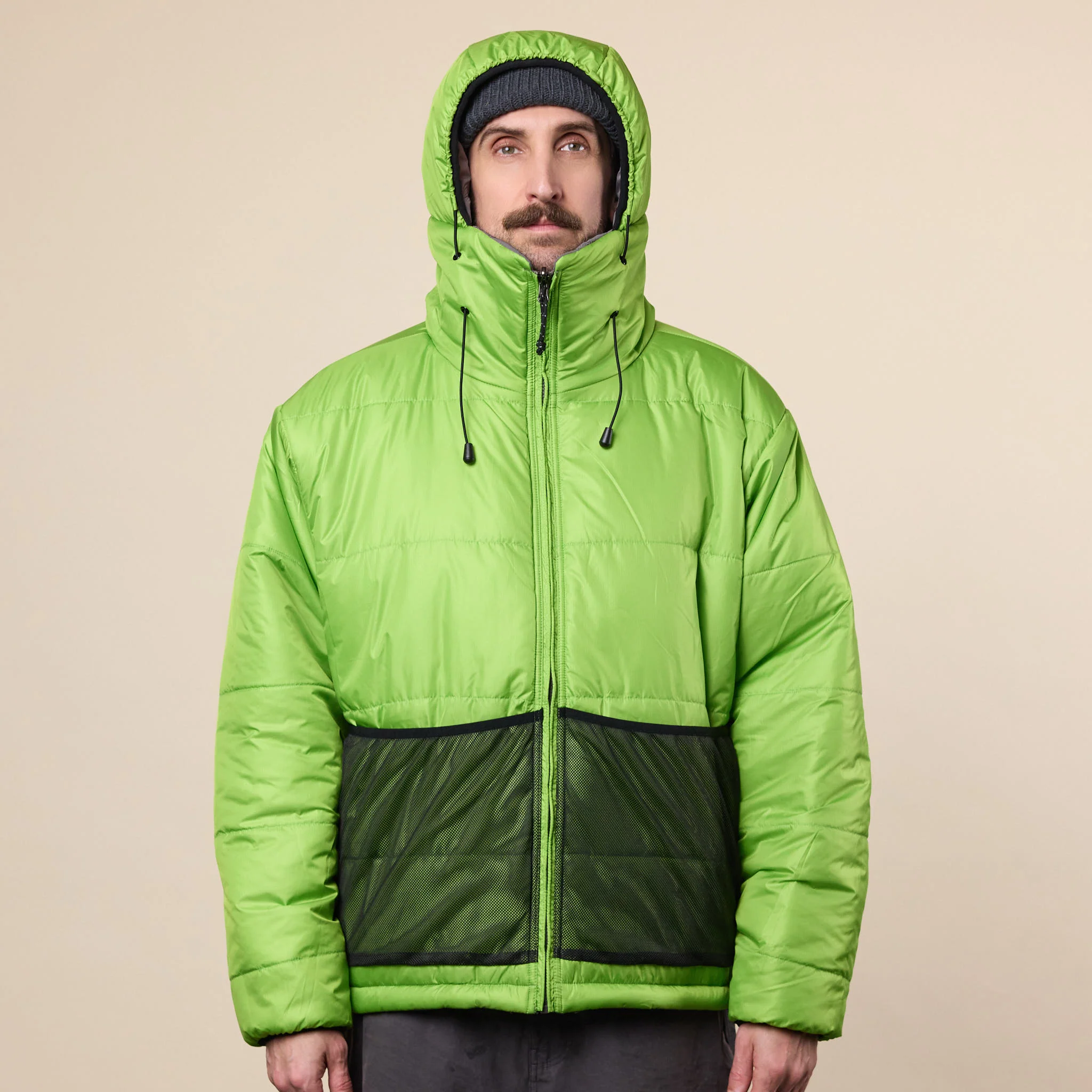 Cease - C's Parka Jacket - Steel / Gecko Green - Image 8