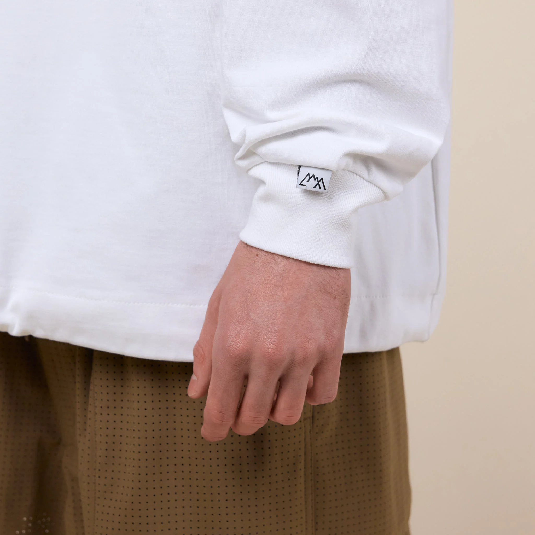 CMF Comfy Outdoor Garment - Heavy Cotton Simple "Slow Dry" L/S T-Shirt - White - Image 3