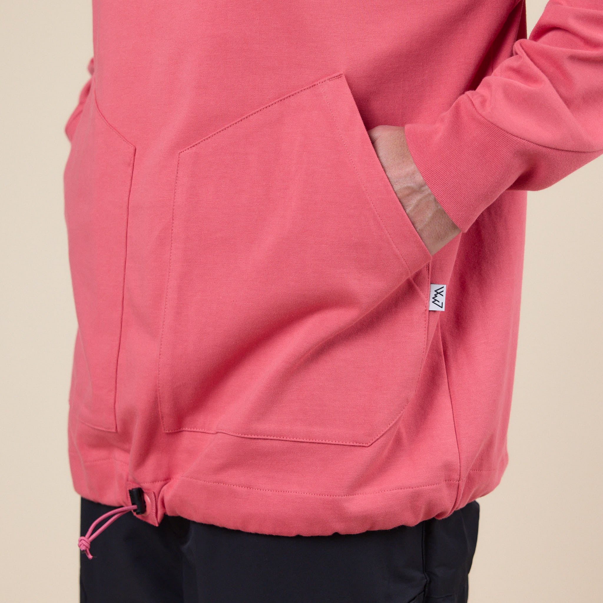 CMF Comfy Outdoor Garment - Heavy Cotton "Slow Dry" 2 Pocket T-Shirt - Salmon Pink - Image 4