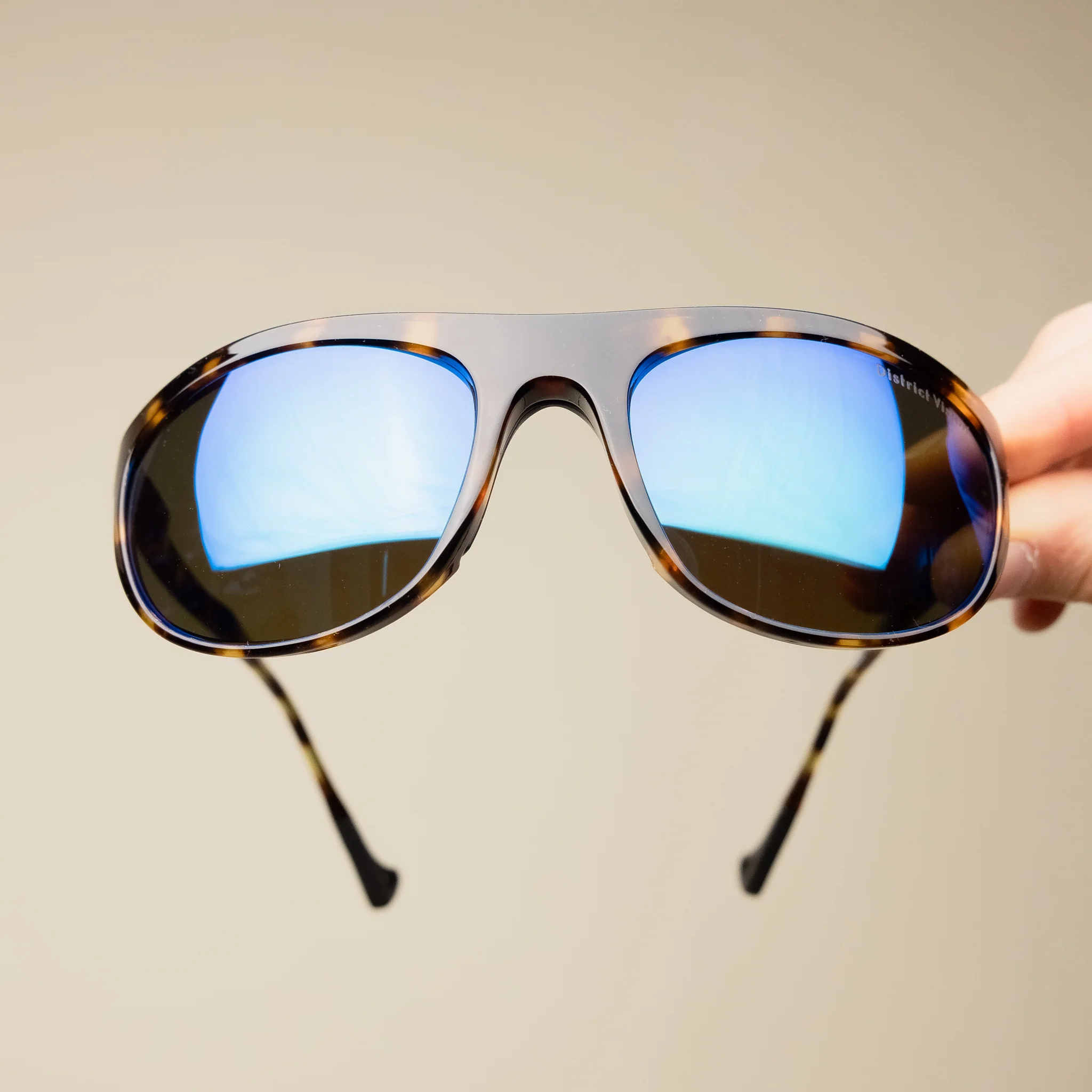 District Vision - Takeyoshi Altitude Master - Tortoise D+ Blue Mirror - Image 3