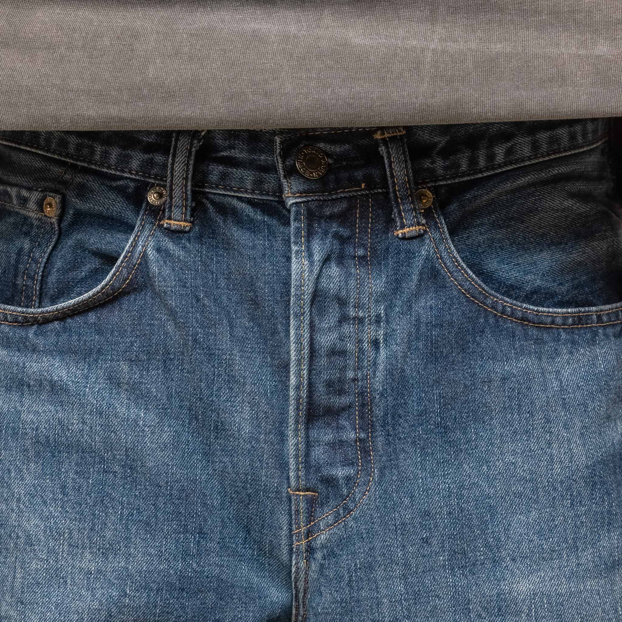 Edwin Jeans - Made in Japan Wide Pant - Blue Dark Used - Image 3