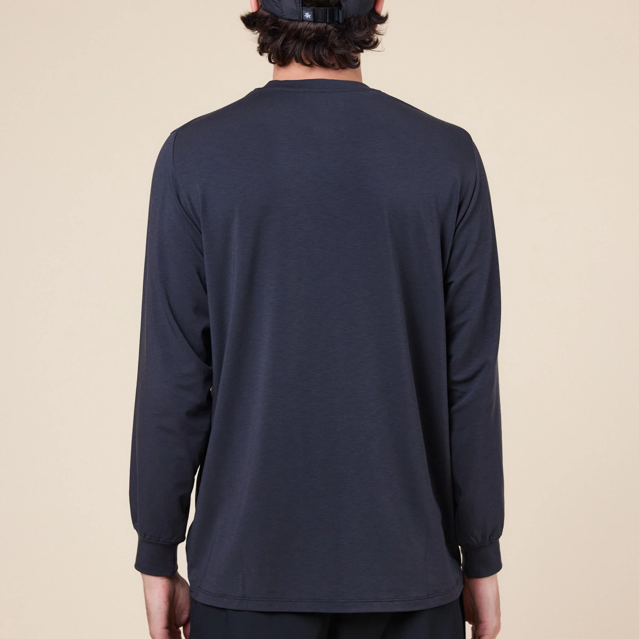 Goldwin - Polartec Delta Long Sleeve T-Shirt - Black Ink - Image 2