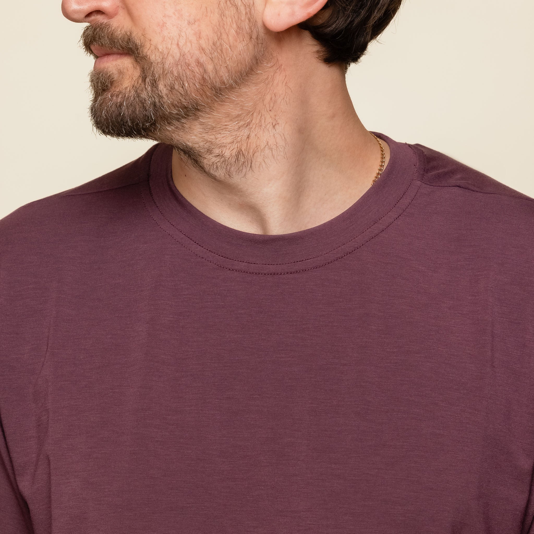 Goldwin - Polartec Delta T-Shirt - Mauve Wine - Image 4