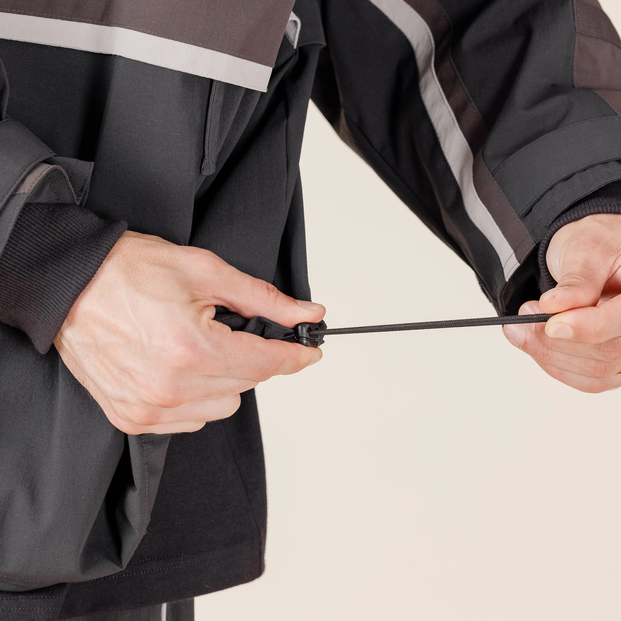 GOOPiMADE X TTOO - “Gof-A3”  Tech-Meander Pullover Jacket - Black - Image 6