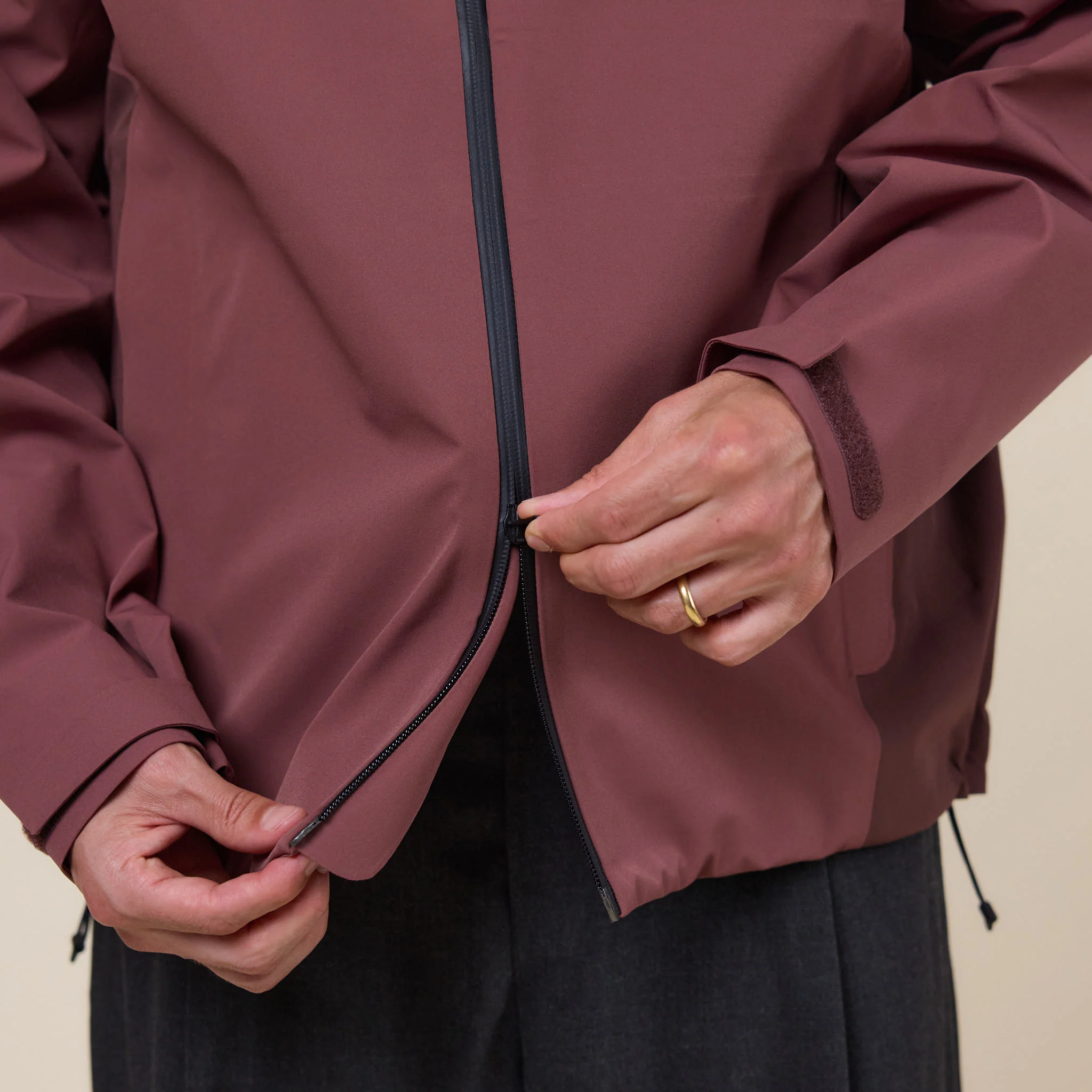 Hiking Patrol - ARC 3L Shell Jacket - Maroon - Image 4