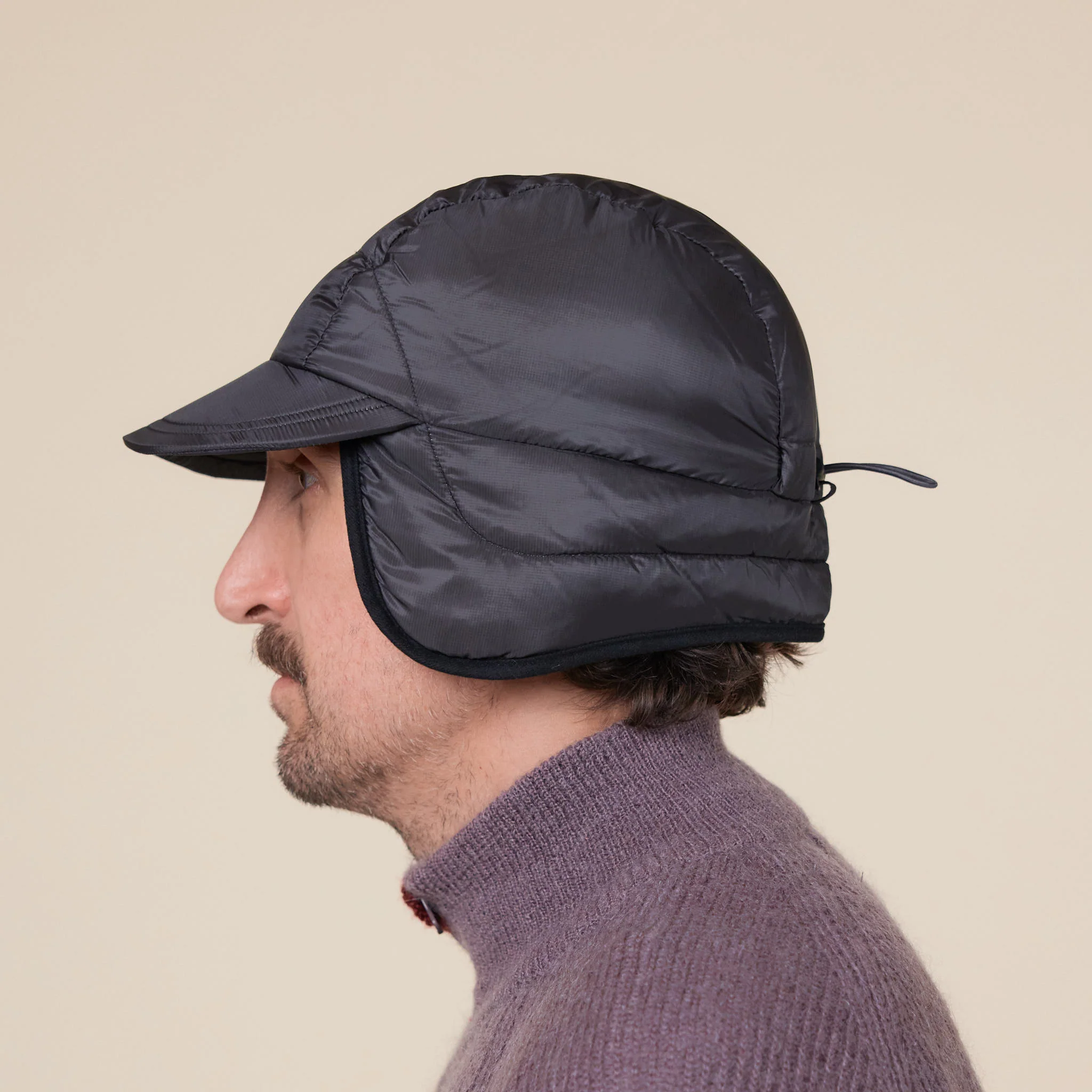 Hiking Patrol - Base Light Down Hat - Charcoal Black - Image 3