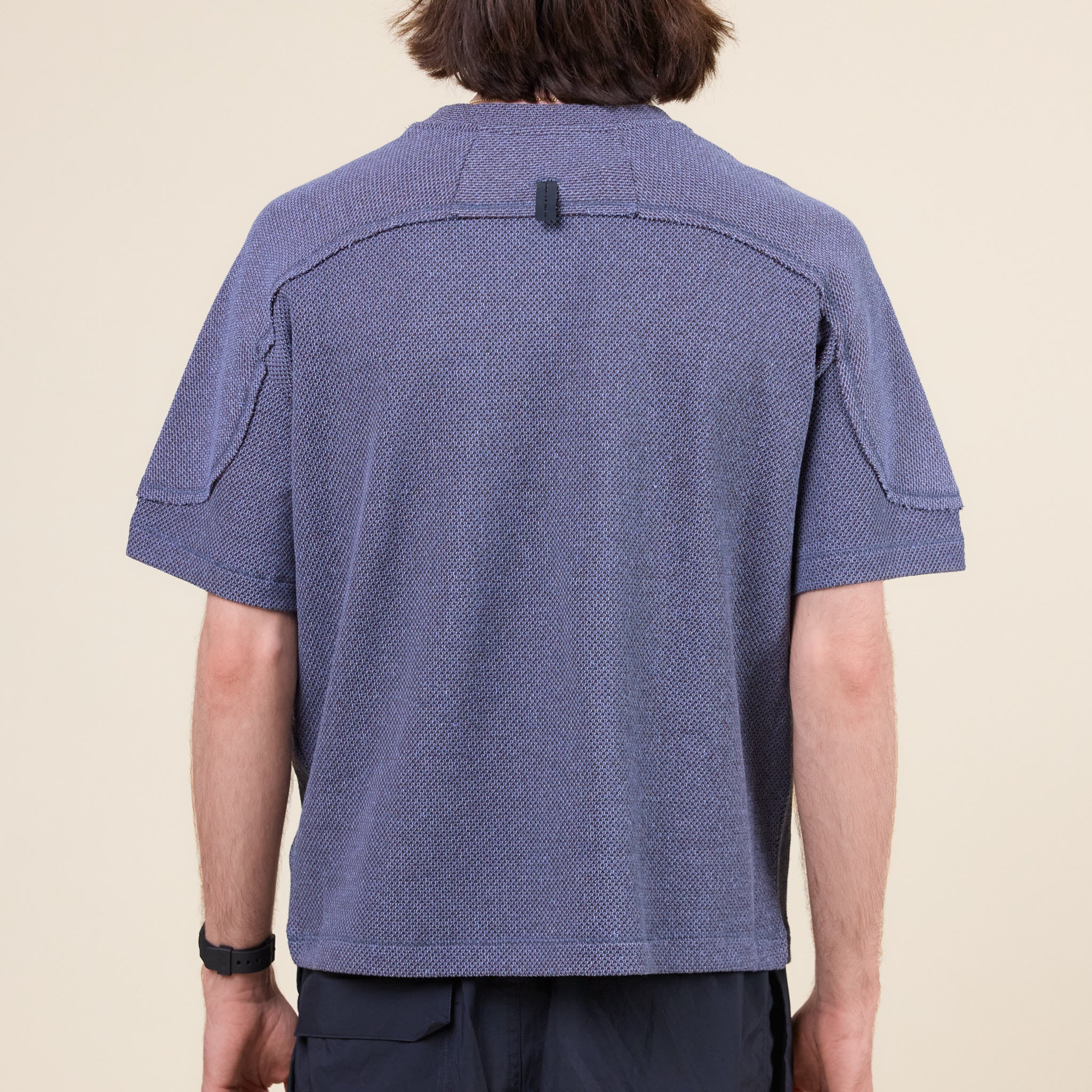 J.L-A.L - Crater Short Sleeve T-Shirt - Azure - Image 3