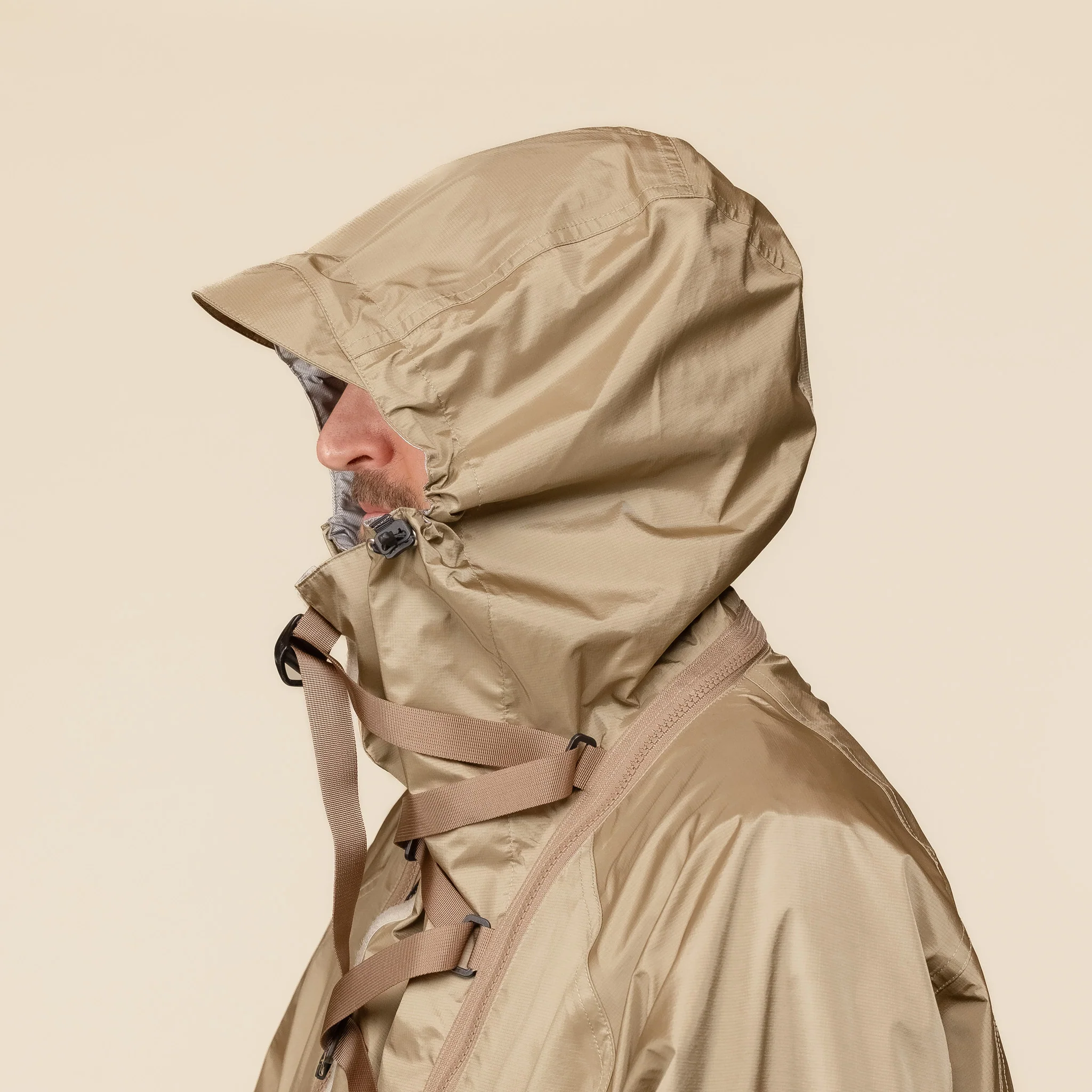 Meanswhile - Air Circulation System Rain Jacket - Coyote - Image 9