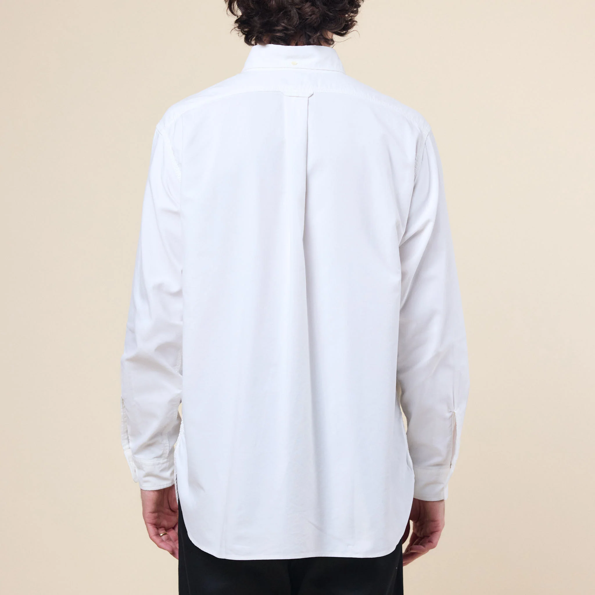 Nanamica - Button Down Wind Shirt - White - Image 4