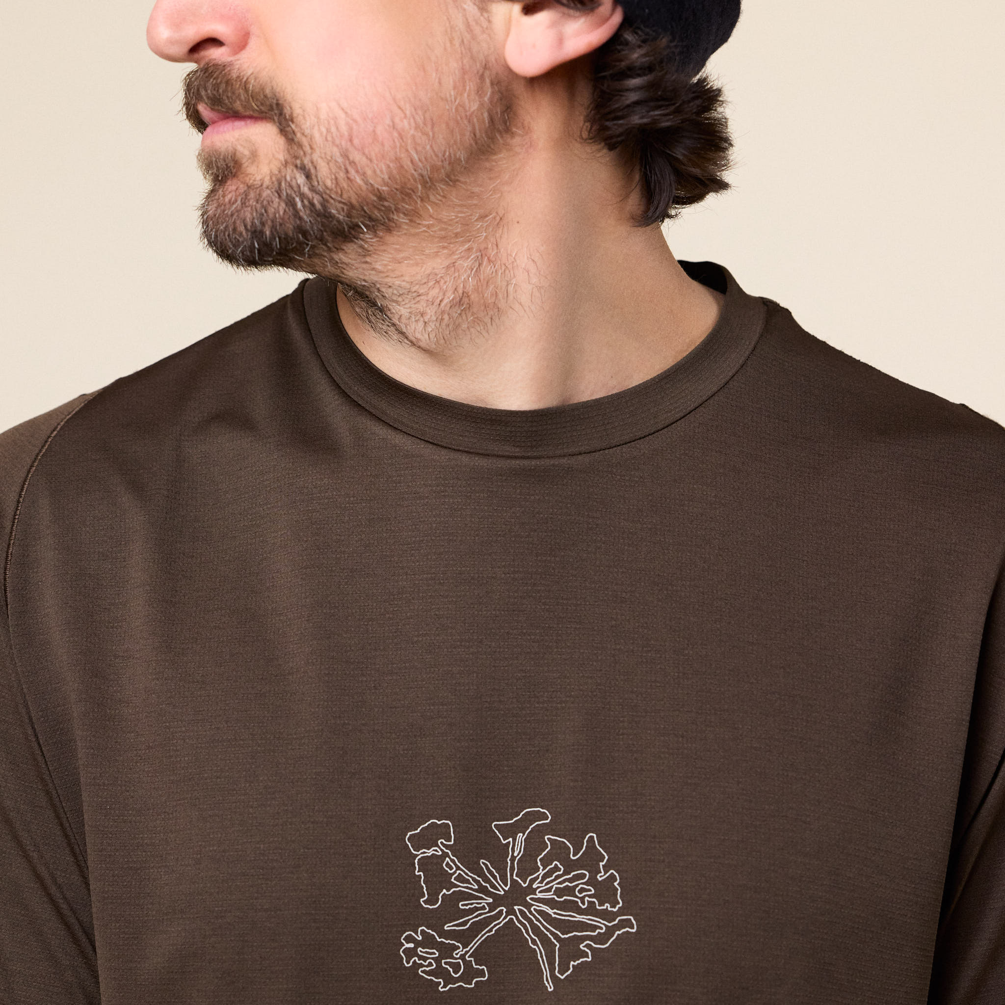 Portal - Lateral Peak S/S T-Shirt - Slate Black (Brown) - Image 3