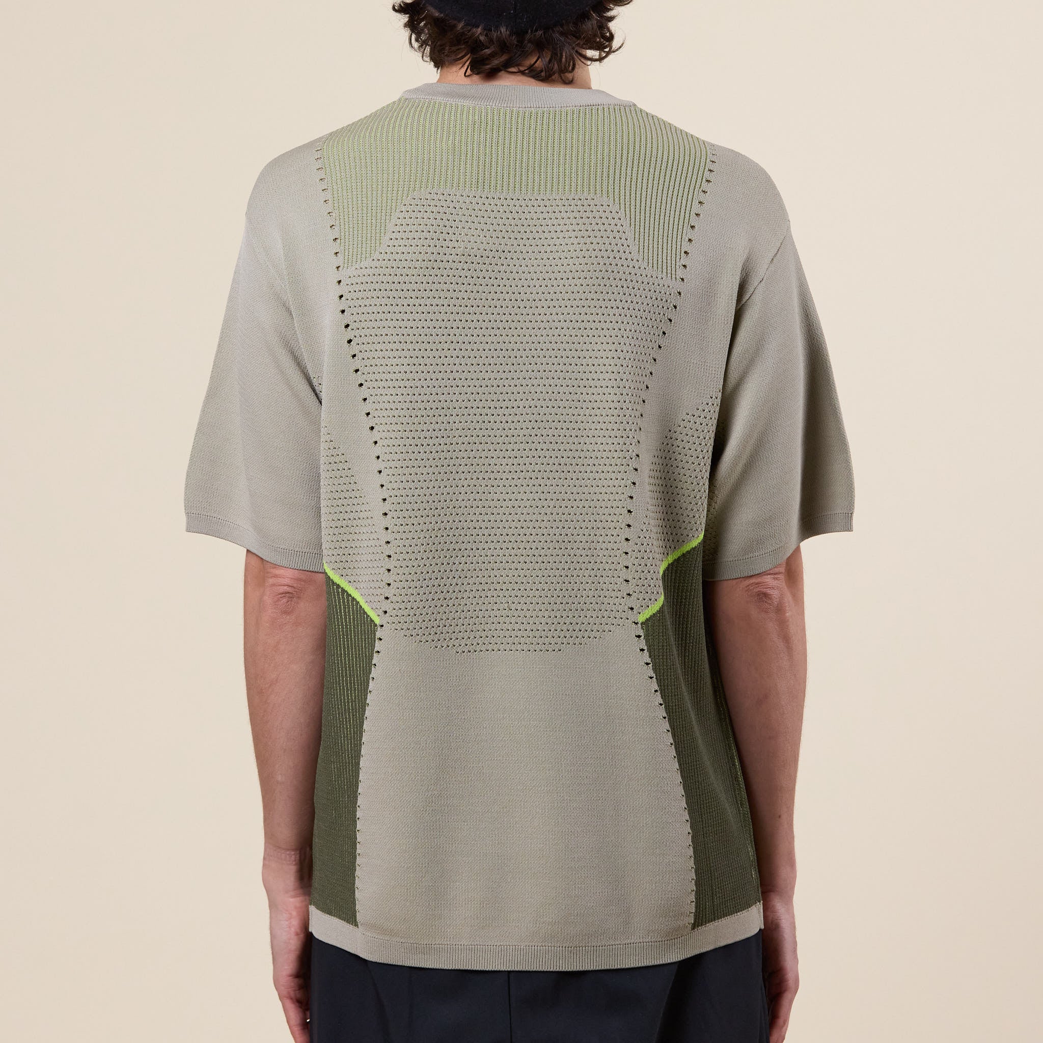 Puma - CLRT Knitted T-Shirt - Pebble Grey - Image 2