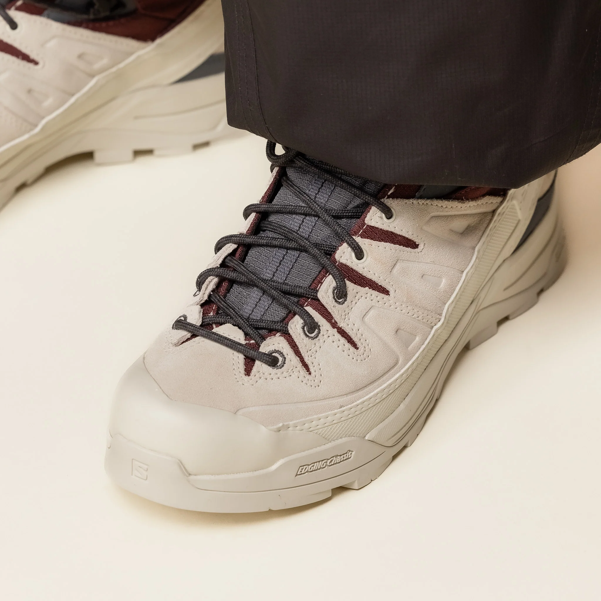 Salomon - X-ALP Mid Gore-Tex - Almond Milk / Catawba Grape / Turbulence - Image 4