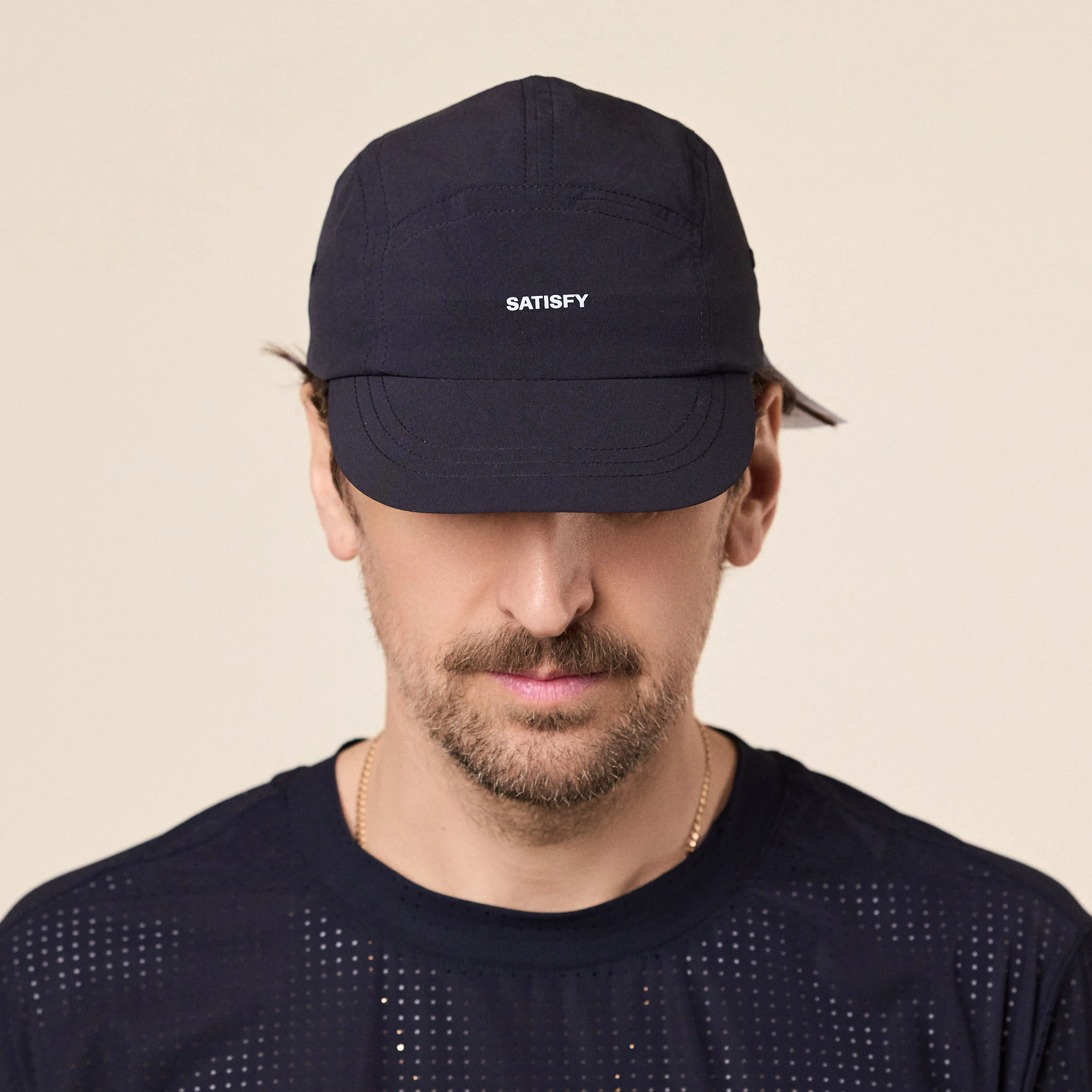 Satisfy Running - Peaceshell Cordura Trail Cap - Black - Image 2