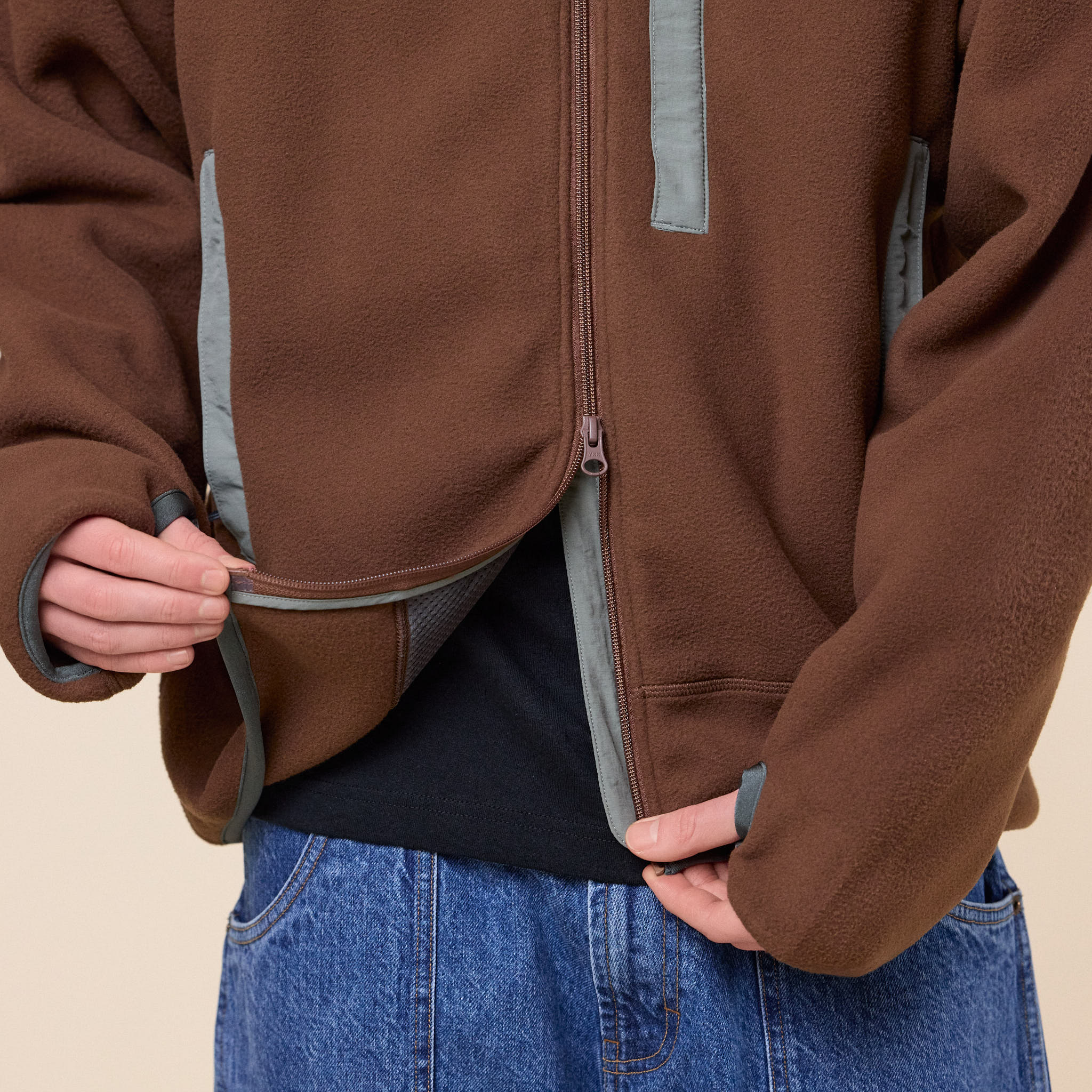 SEDAN ALL-PURPOSE - Full Zip Fleece Jacket - Brown - Image 5